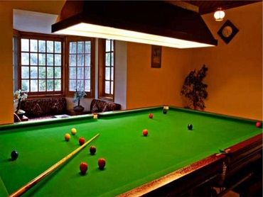 Indoor and outdoor games area