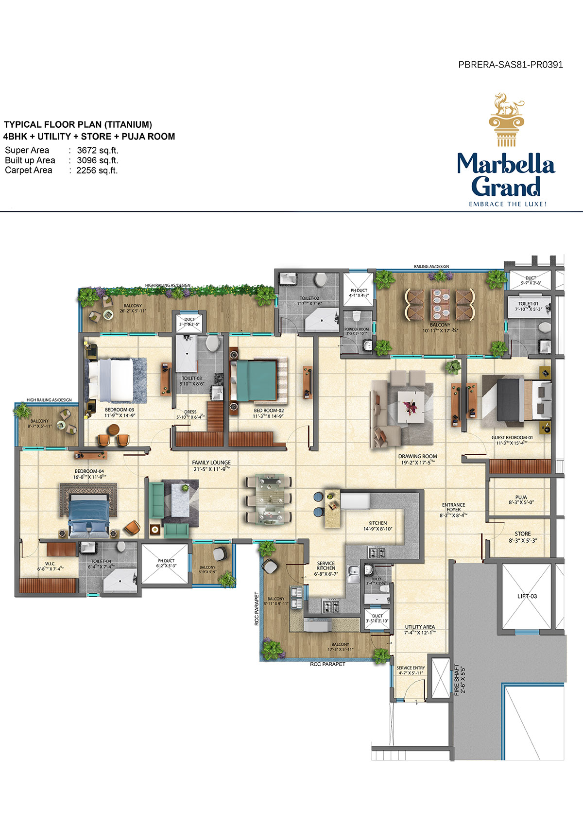 Marbella Grand site plan