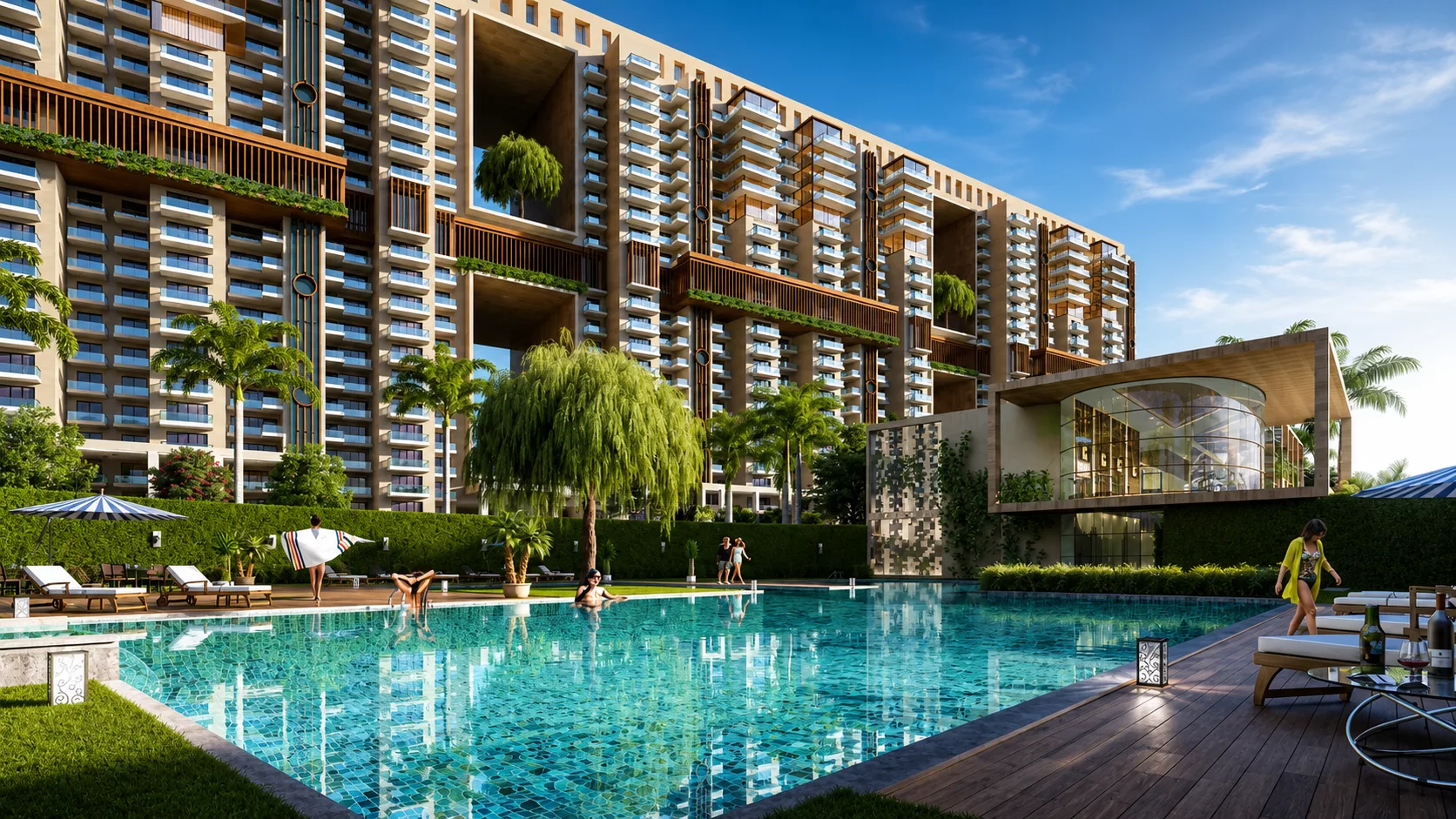 Marbella Grand towers exterior view